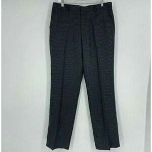 INC International Concepts Pants Men’s Sz 33X32 Black Graph Regular Fit Mid rise